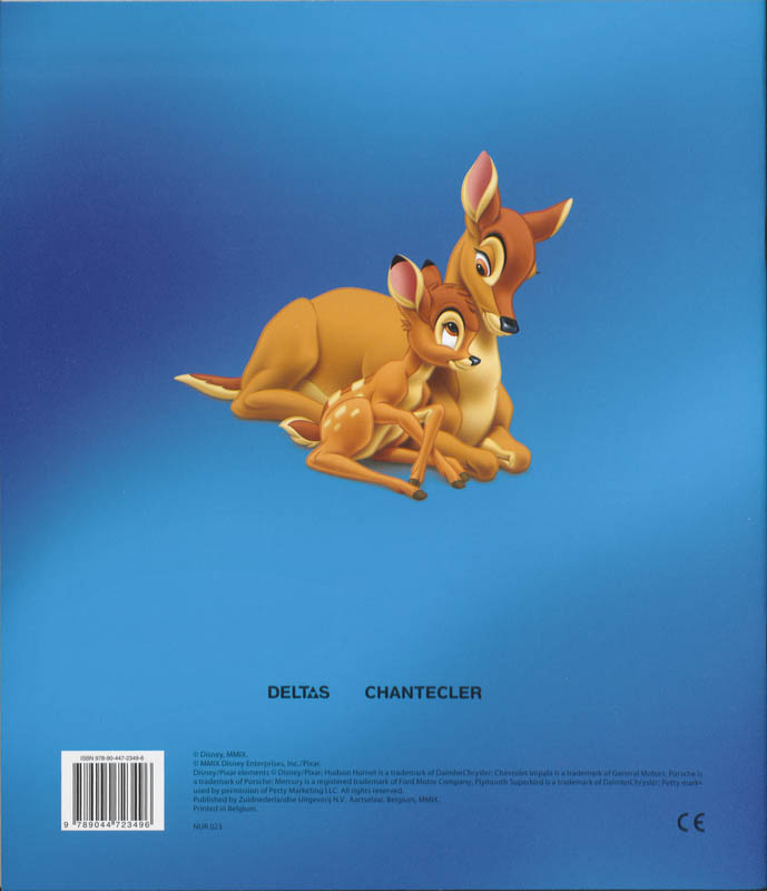 Achterkant van Disney Sticker Parade (pixarfiguren)