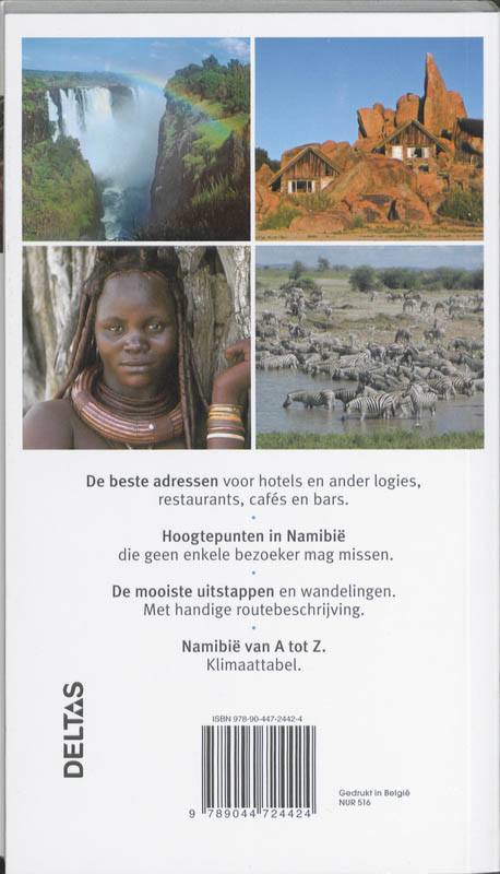 Achterkant van Namibie
