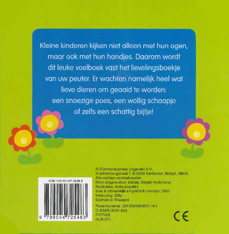 Achterkant van Allereerste voelboekje