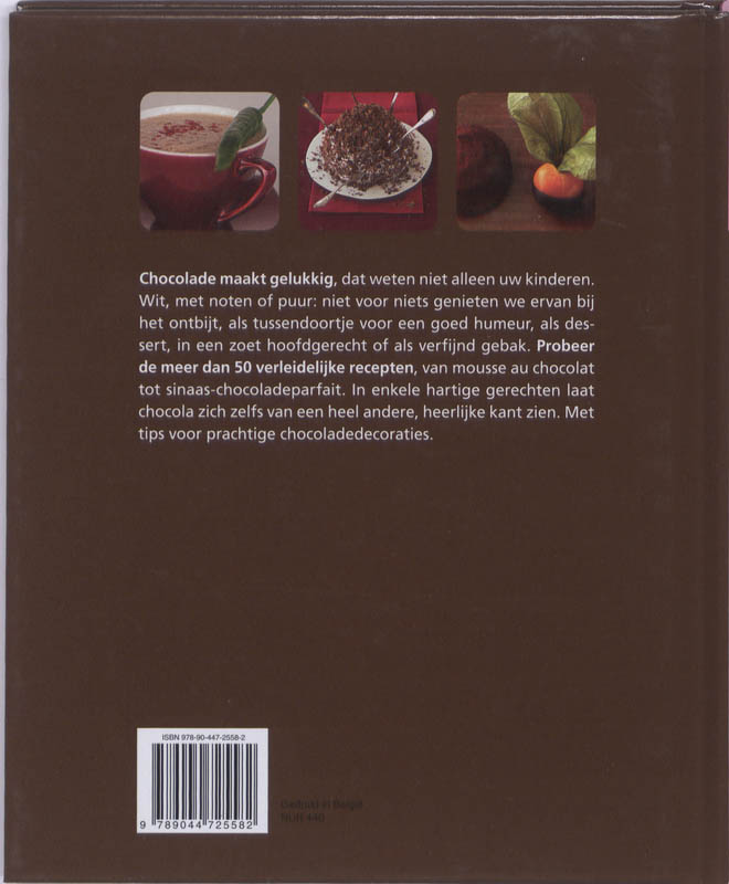 Achterkant van Chocolade