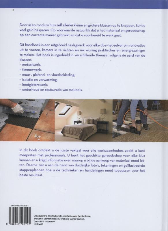 Achterkant van Het complete doe - het - zelf handboek