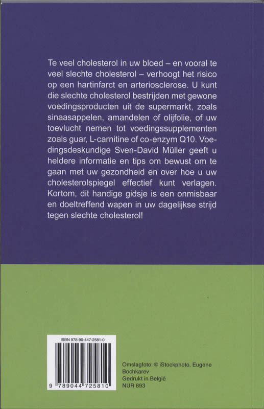 Achterkant van De beste cholesterolkillers