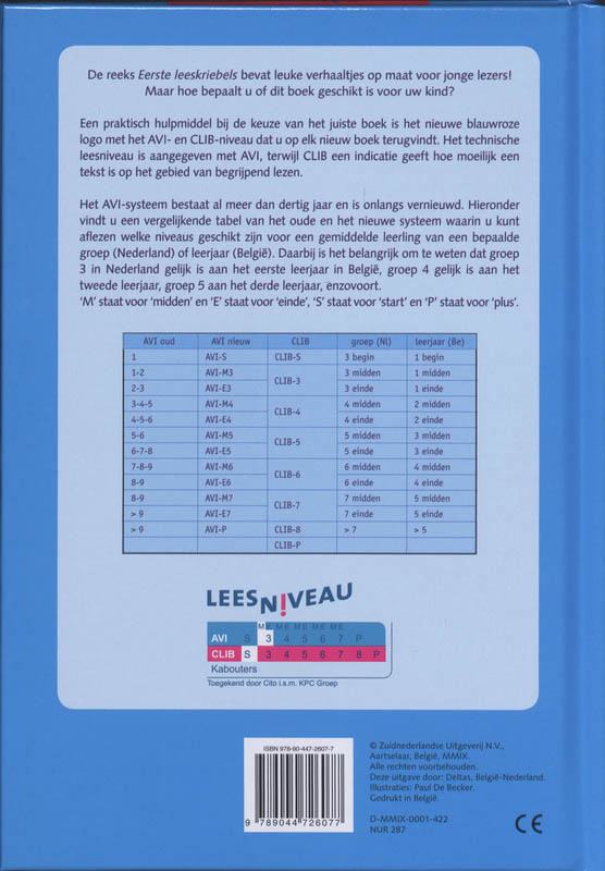 Achterkant van Ik lees al zelf
