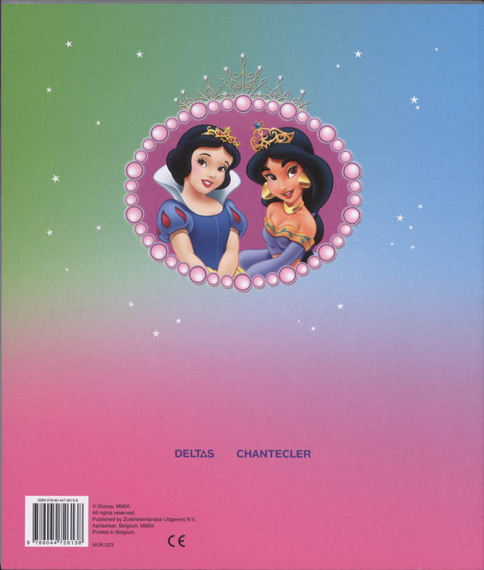 Achterkant van Disney Stickerboek Prinses / Ariel / Tinkerbel