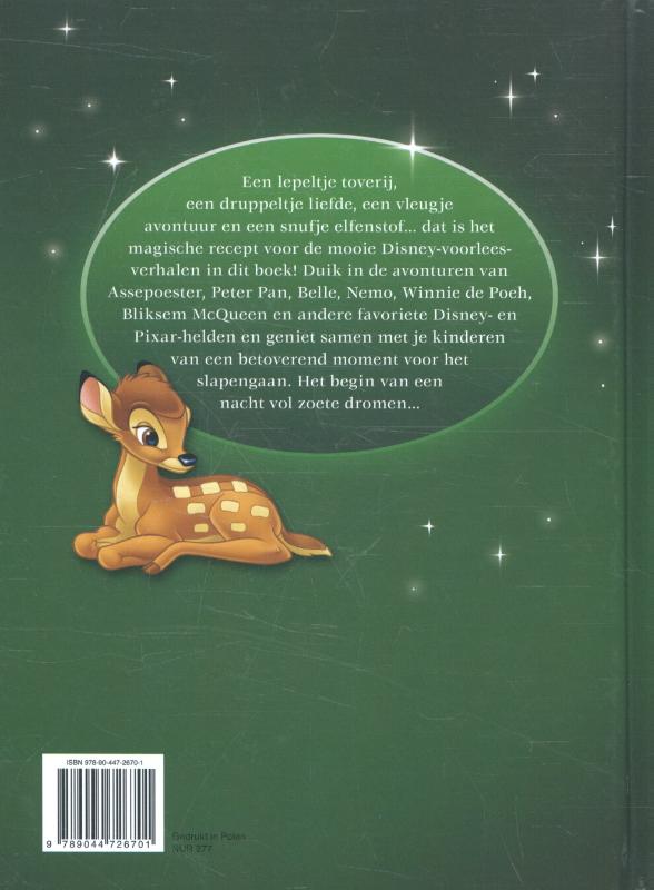 Achterkant van Disney magische 2 minuutverhalen