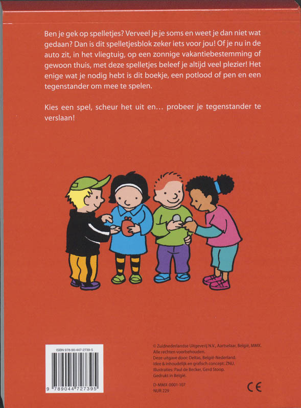 Achterkant van Spelletjesblok