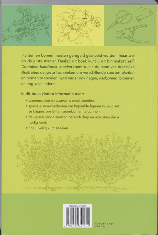 Achterkant van Compleet handboek snoeien