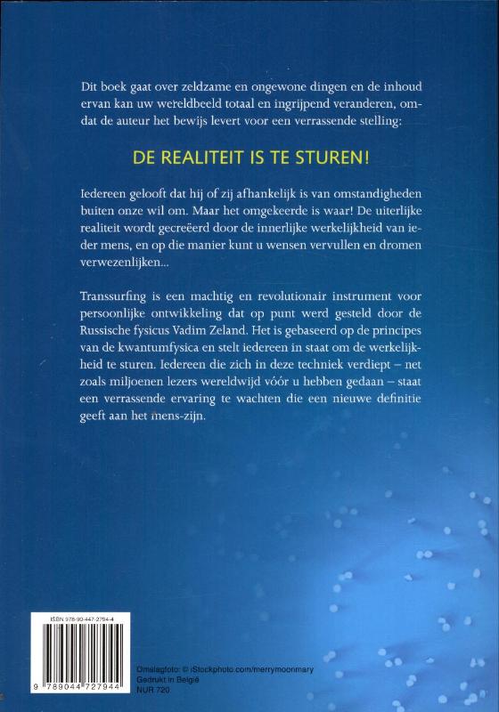 Achterkant van Transsurfing