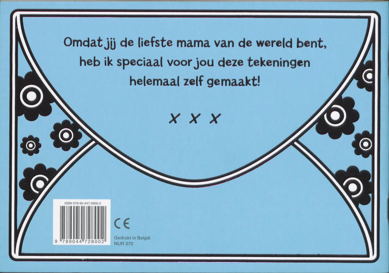 Achterkant van Voor mijn liefste mama