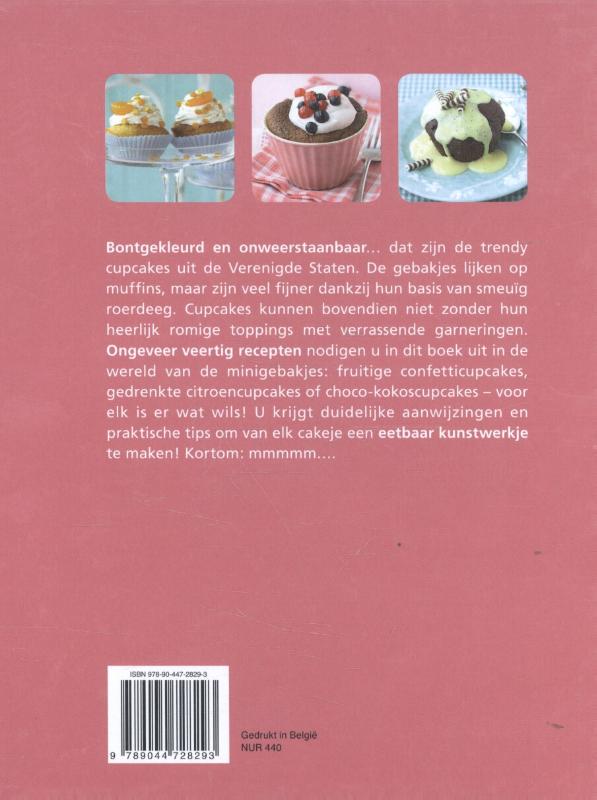 Achterkant van Cupcakes