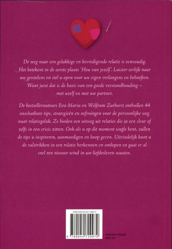 Achterkant van Gelukkig in de liefde