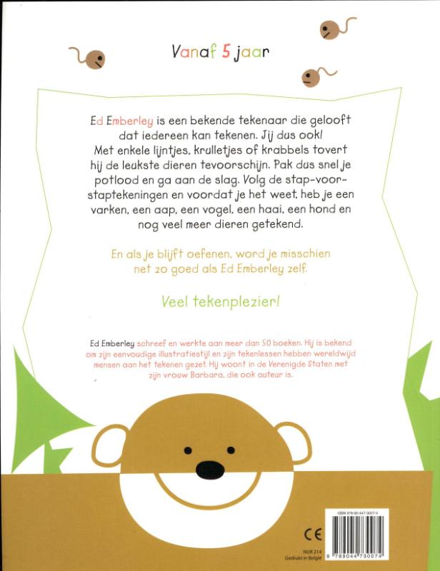 Achterkant van Zo teken je leuke dieren!
