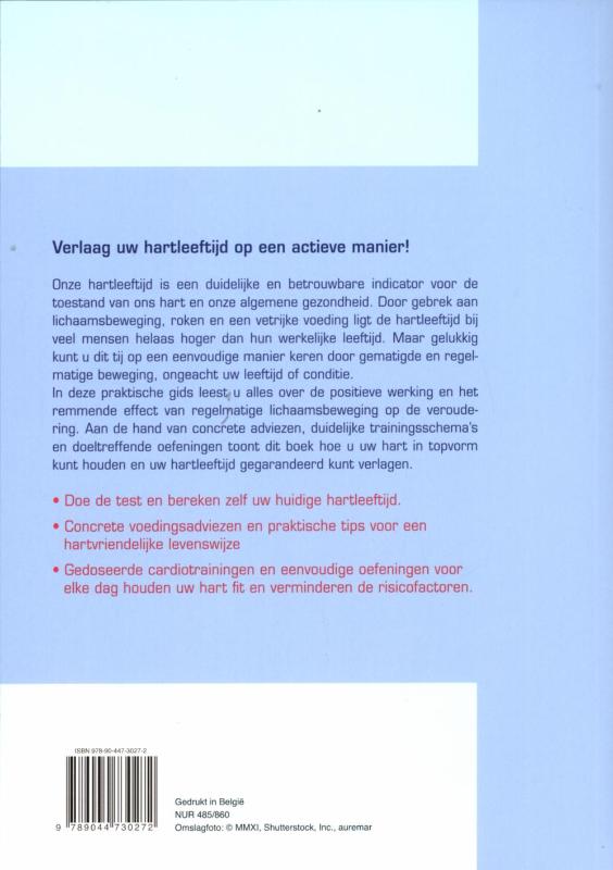 Achterkant van Verlaag uw hartleeftijd