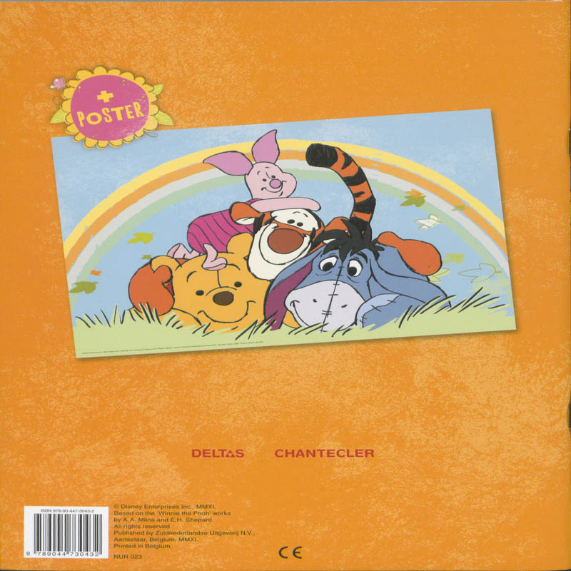 Achterkant van Winnie the Pooh