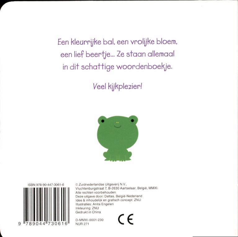 Achterkant van Mijn allereerste woordjes