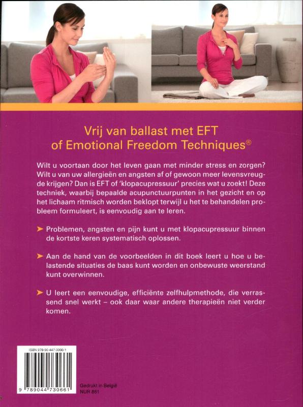 Achterkant van EFT klopacupressuur