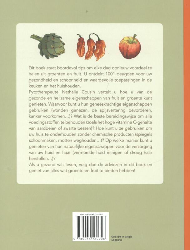 Achterkant van De bijzondere kracht van groenten en fruit