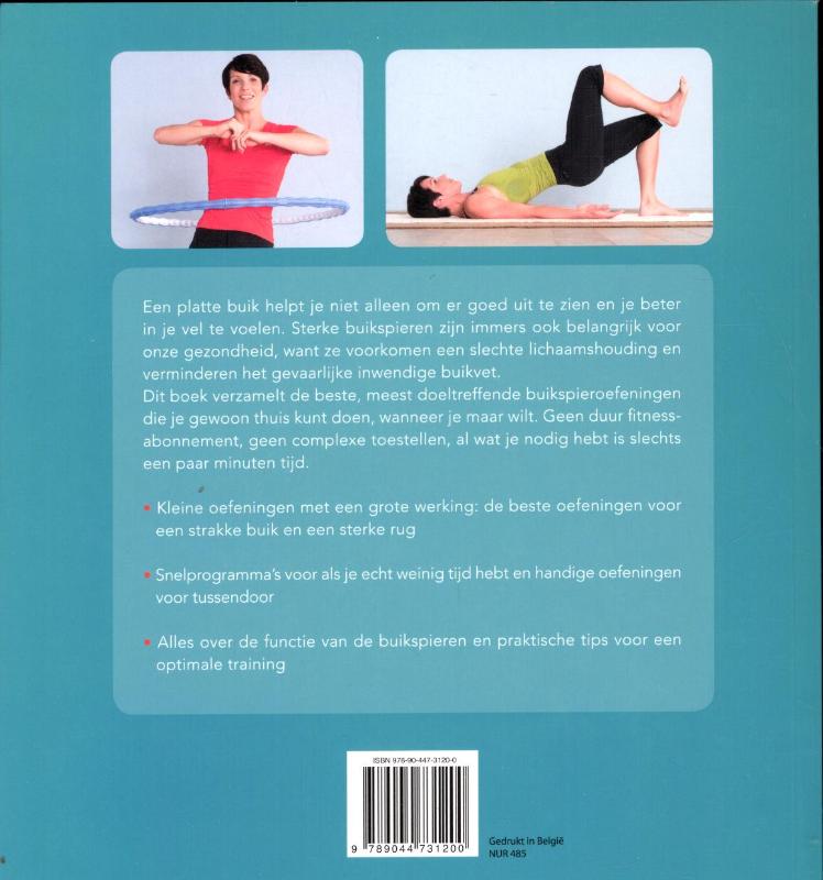 Achterkant van De complete platte buik workout