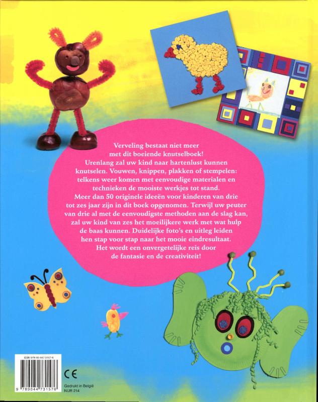 Achterkant van Mijn eerste knutselboek
