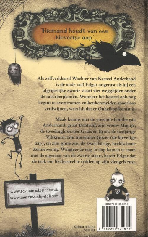 Achterkant van Het griezelige kasteelbeest