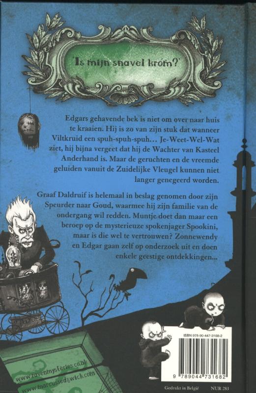 Achterkant van Spoken op de loer