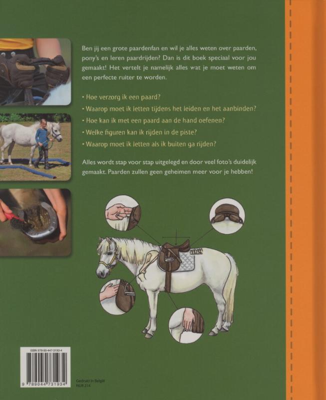 Achterkant van Mijn grote boek over paardrijden