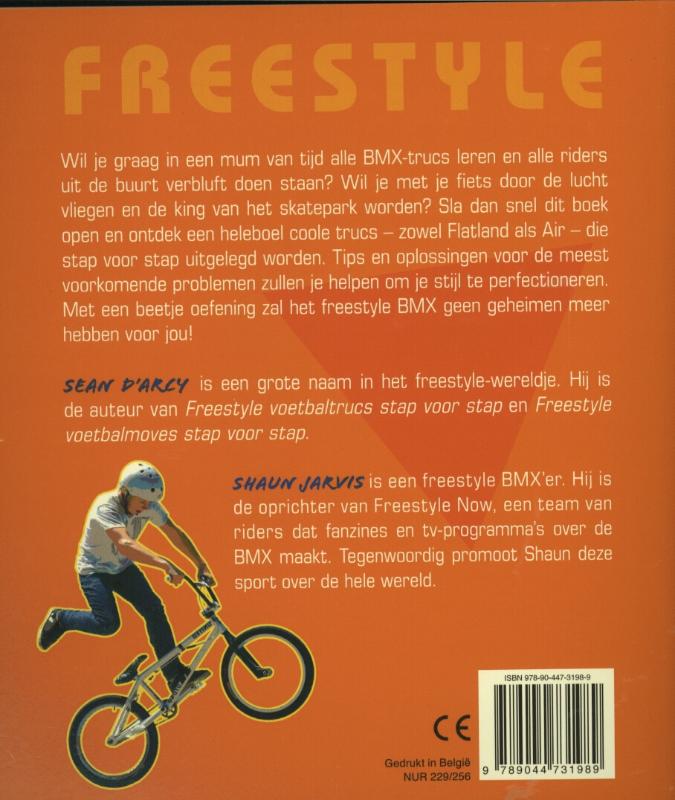 Achterkant van BMX trucs
