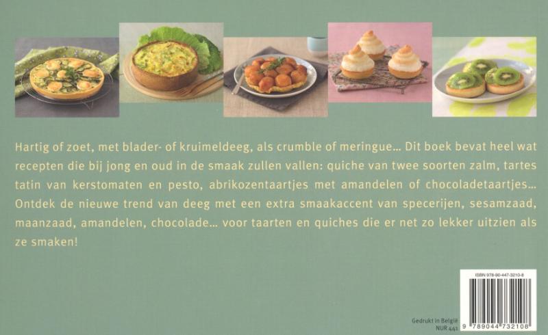 Achterkant van Heerlijke taarten en quiches