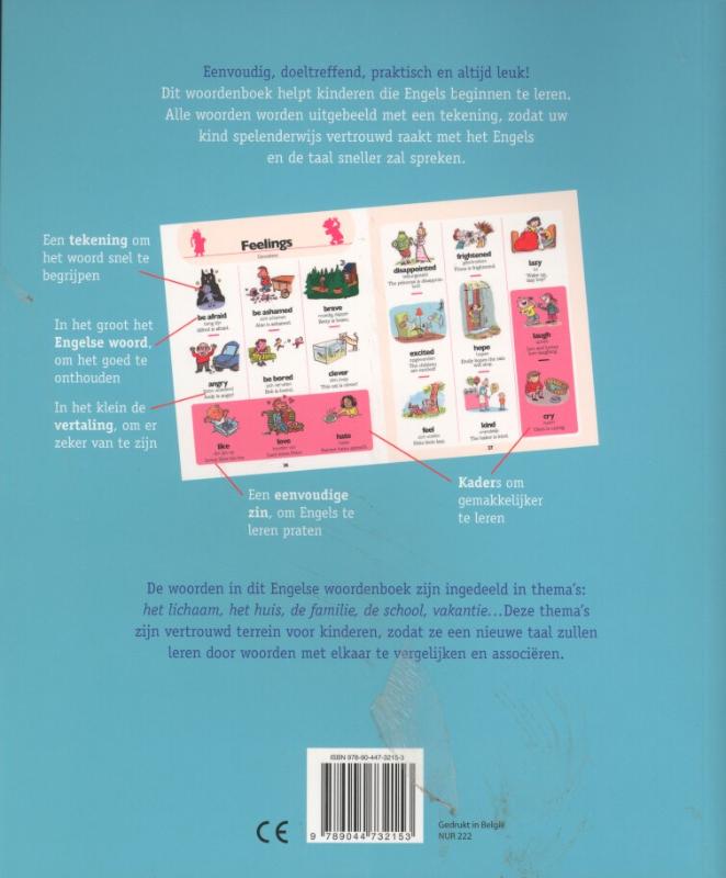 Achterkant van Allereerste woordenboek Engels