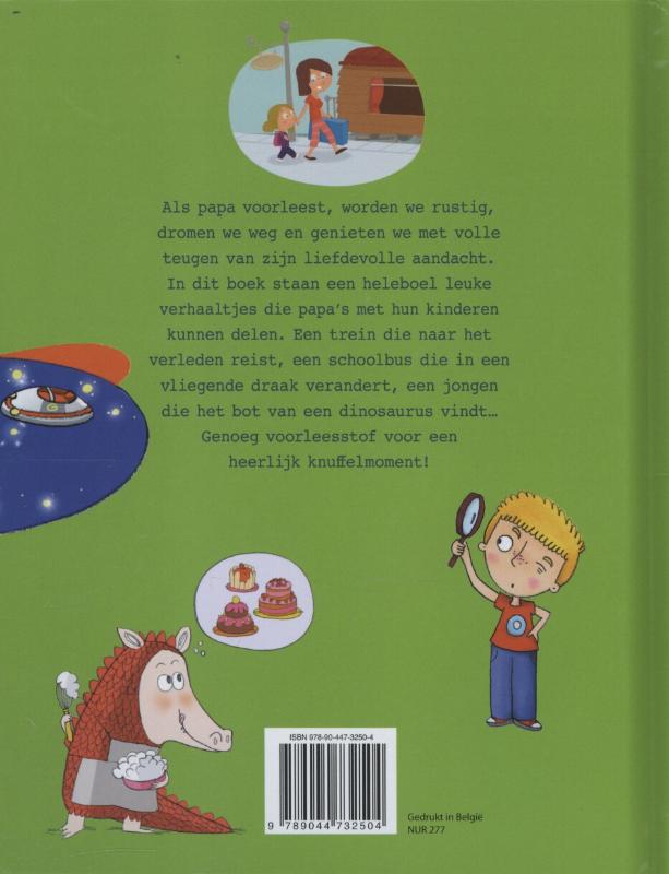 Achterkant van Voorleespret met papa