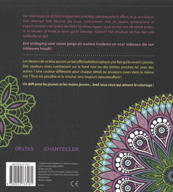 Achterkant van Kaleido color