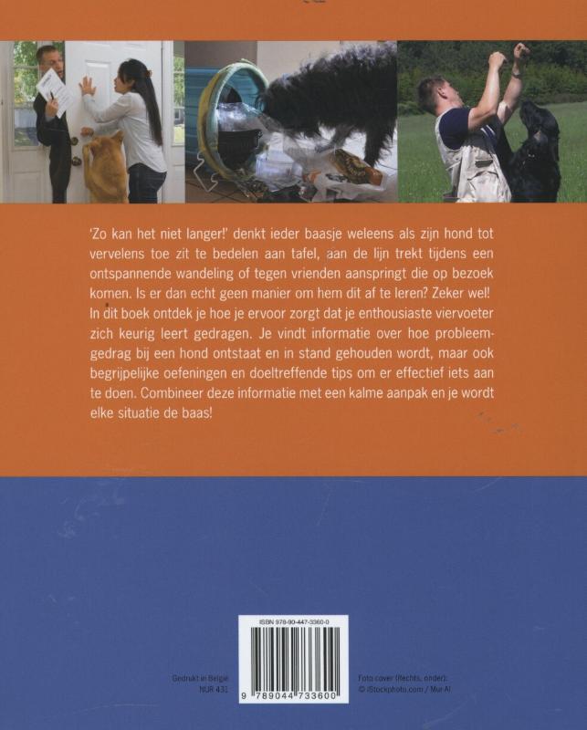 Achterkant van Probleemgedrag bij honden