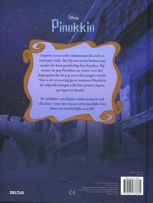 Achterkant van Pinokkio