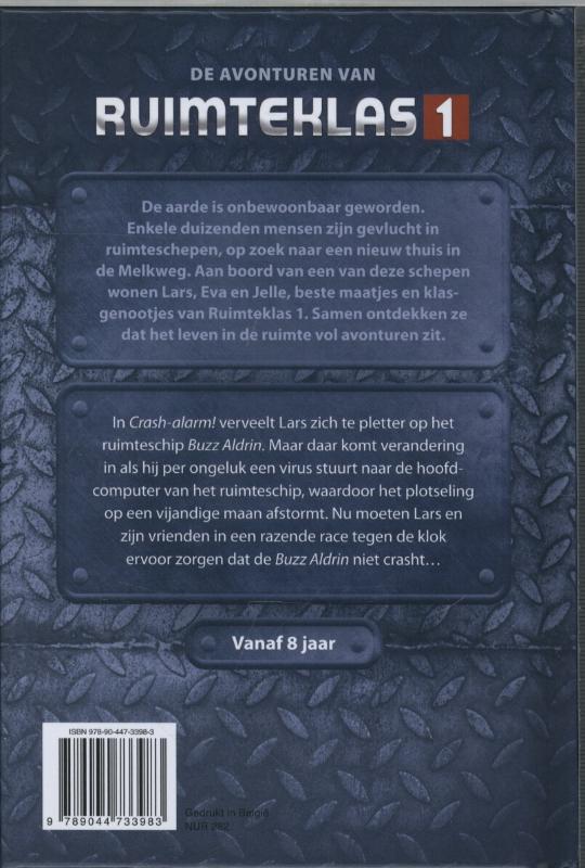 Achterkant van Crash Alarm