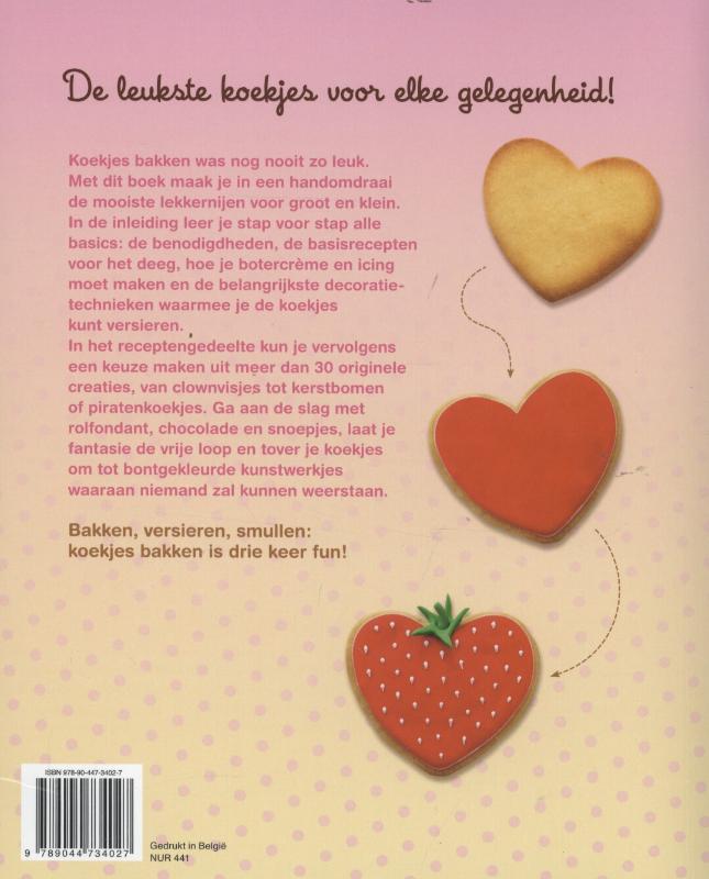 Achterkant van Bakpret met koekjes