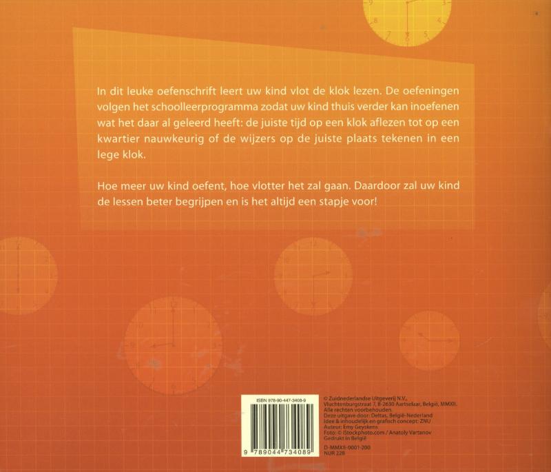 Achterkant van de klok