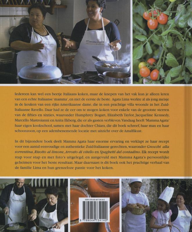 Achterkant van Mamma Agata's Italiaanse kookles