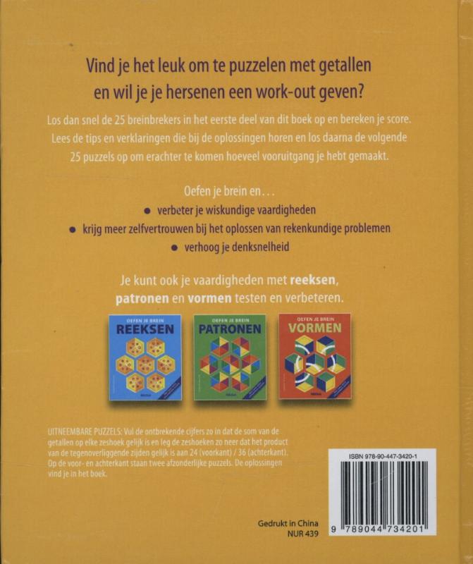 Achterkant van Getallen
