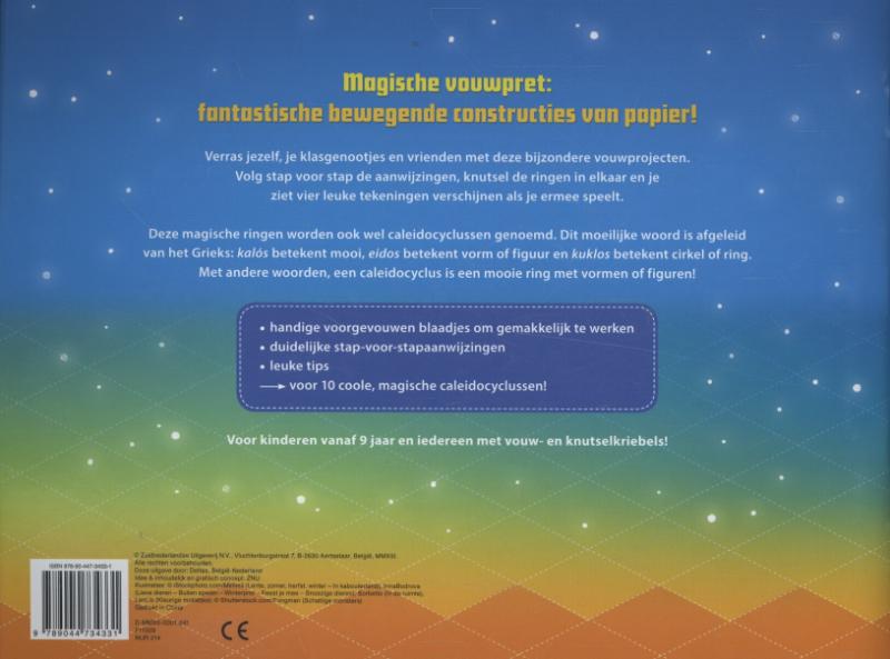 Achterkant van Magische vouwpret