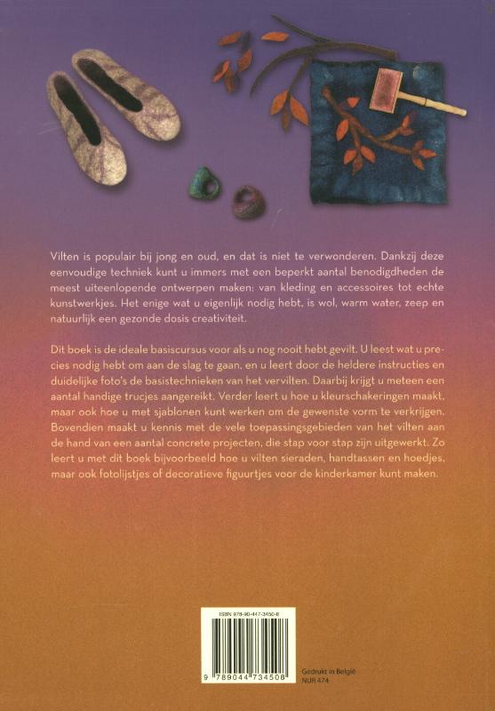 Achterkant van Basishandboek vilten