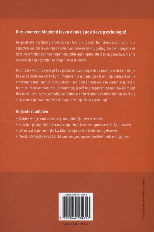 Achterkant van De kracht van positieve psychologie