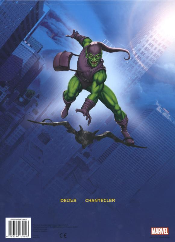 Achterkant van Spider-Man Color