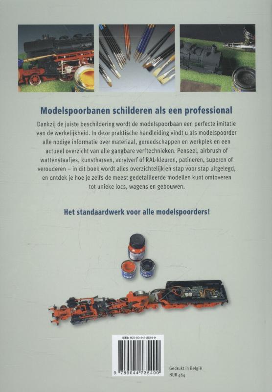 Achterkant van Praktisch handboek schilderen voor modelspoor