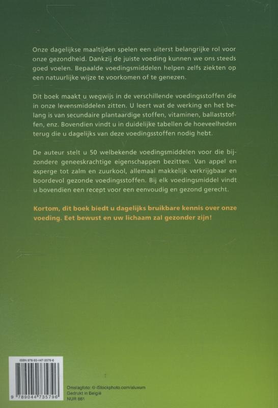 Achterkant van Voeding als medicijn