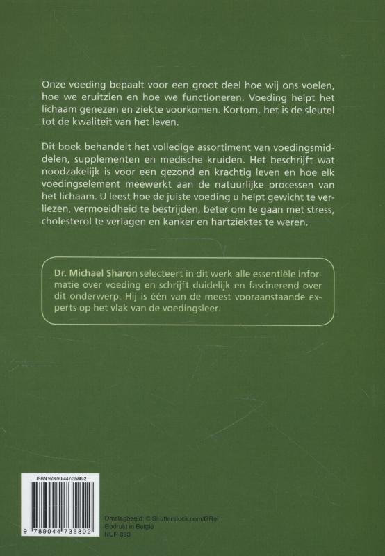 Achterkant van Voeding en gezondheid