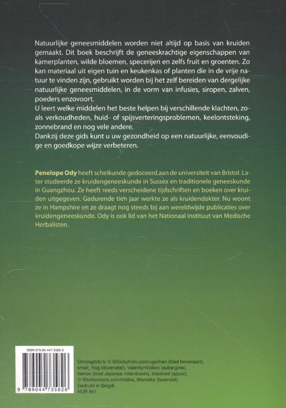 Achterkant van De genezende kracht van planten en kruiden