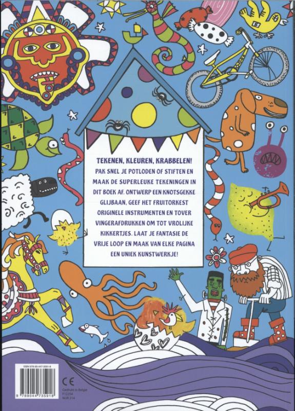 Achterkant van Kids world kleur- en tekenpret