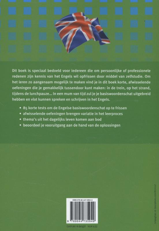 Achterkant van Oefen je engels