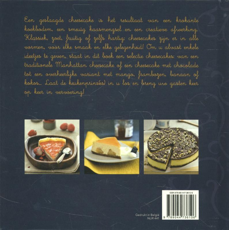 Achterkant van Cheesecakes