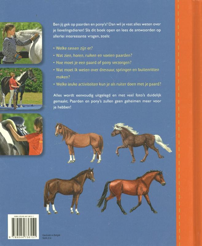 Achterkant van Mijn grote boek over paarden en pony s